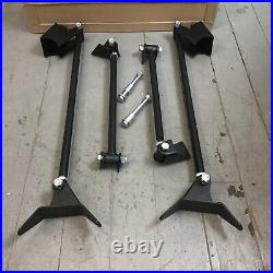 Universal Triangulated 4-Link Rear Air Ride Bracket Suspension Kit 2600lbs Bags