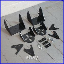 Universal Triangulated 4-Link Rear Air Ride Bracket Suspension Kit 2600lbs Bags