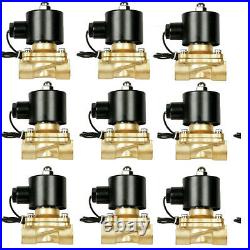 V 9 Brass air suspension valve1/2 npt port electric solenoid 250psi 9th is FREE