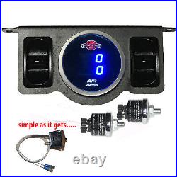 V Air Gauge 200psi Dual Digital Display 2 Paddle Switch turns comp on, dumps air