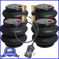 V Air Ride Bags Springs 4 D-I 2600 1/2npt 1/2 airline 7-Switch
