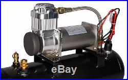 VIAIR 20007 380C COMPRESSOR 200 PSI 2 Gal. 12v. On Board for Air Tools Horns Bags